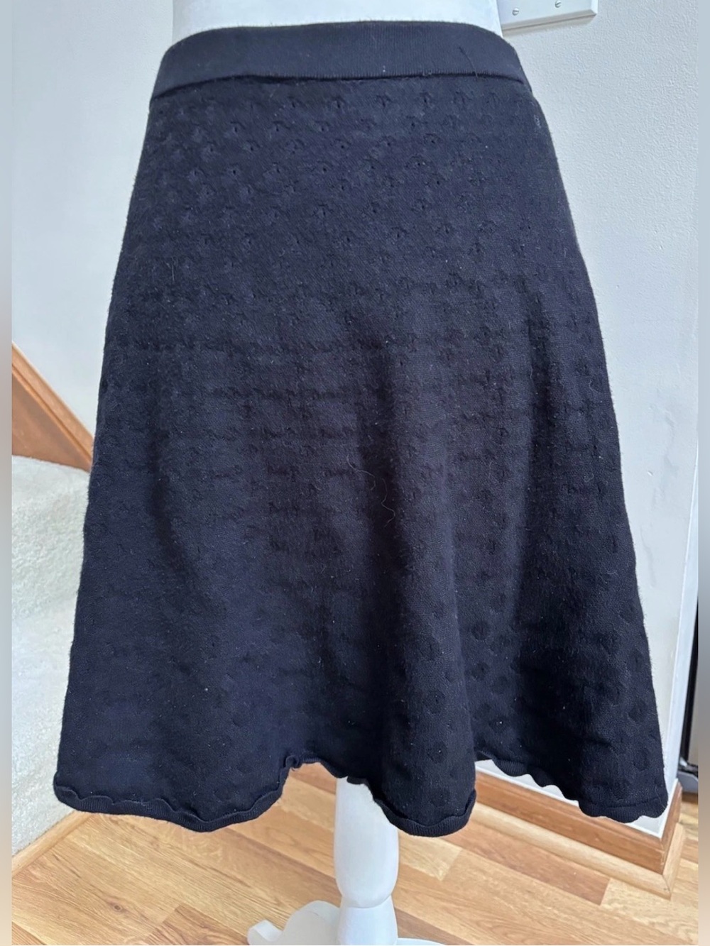 Grace Elements Black Fully lined A-line Skirt Size Medium